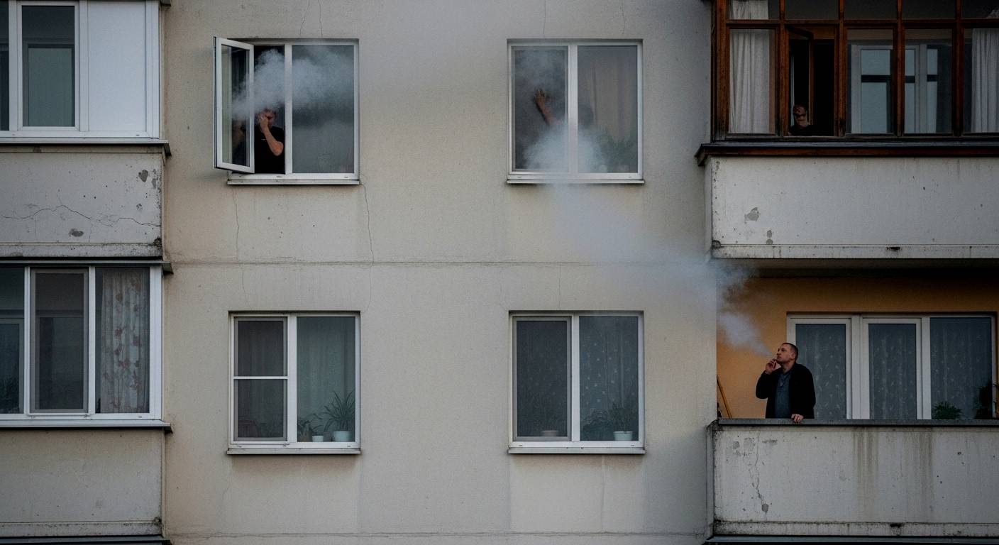 Что делать если соседи курят на балконе: законные способы решения